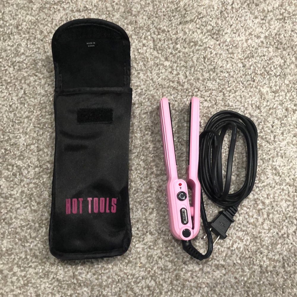 Hot tools mini travel straightening iron